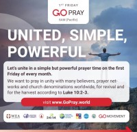 1st Friday - GO PRAY – Jan 6th, 6AM Pacific