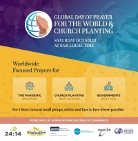 Global Day of Prayer for Church Planting 9 Oct 9am